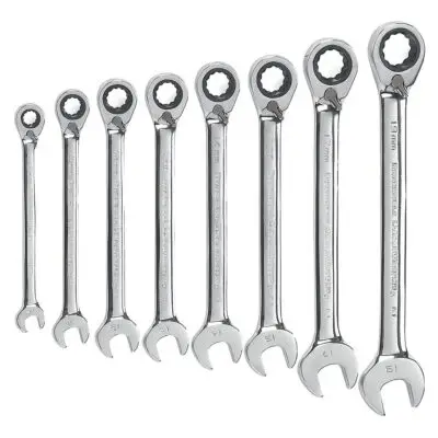 Taparia Ratchet Spanner Set, Size: 6mm To 32mm